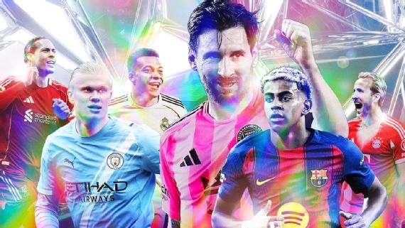 ESPN百大球星：巴黎13人入选创纪录 梅西莱万连续十届在列