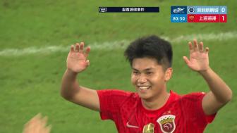 新鹏城0-1海港 武磊助攻 蒯纪闻中超处子球 海港近5轮4胜1平
